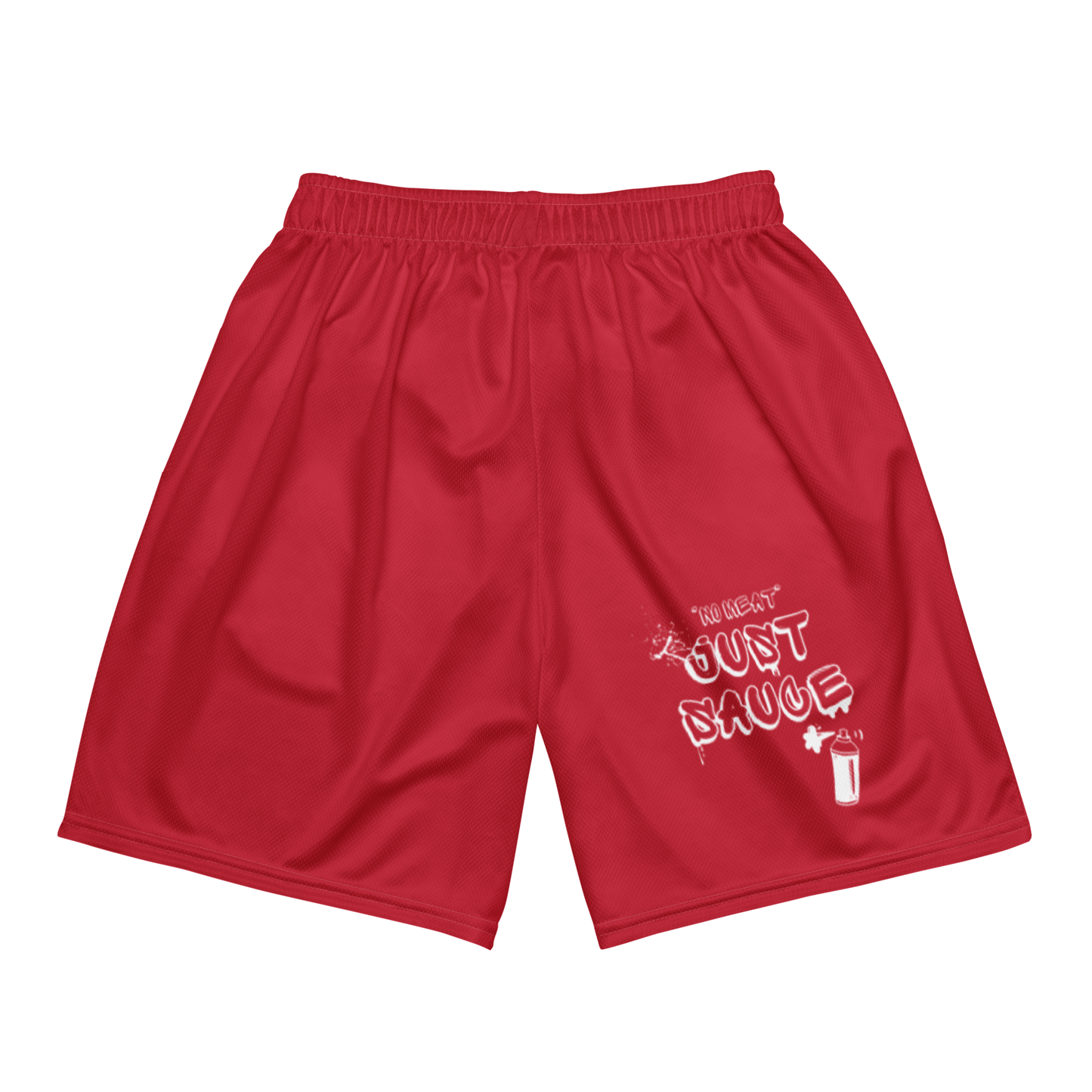 Urban Tag Unisex Mesh Shorts - Red