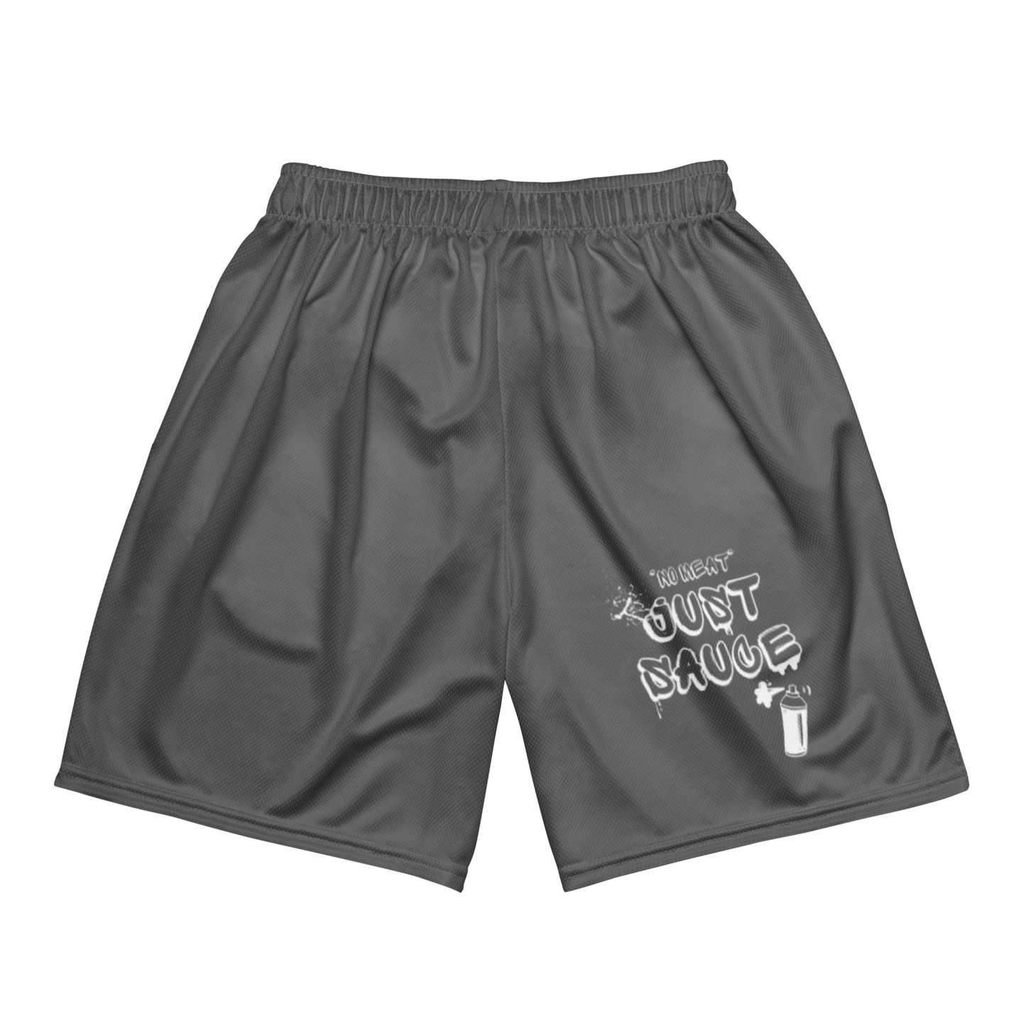 Urban Tag Unisex Mesh Shorts - Charcoal