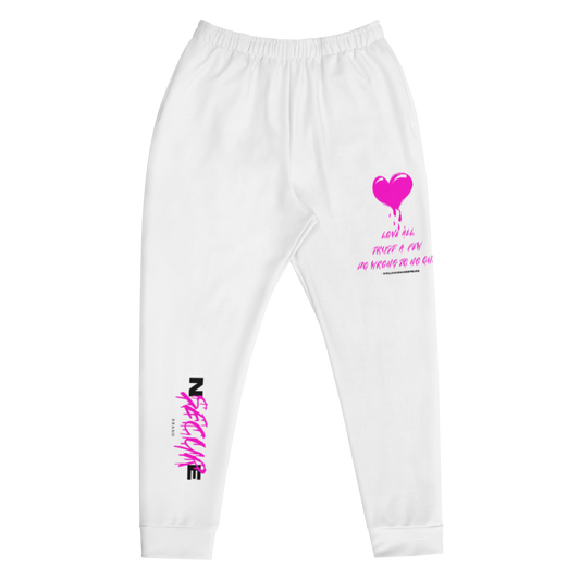 Shakespearean Love X Nsecure Joggers - Pink/White