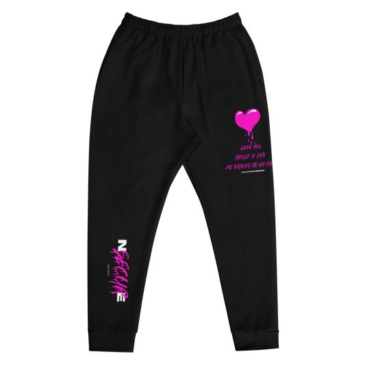 Shakespearean Love X Nsecure Joggers - Pink/Black