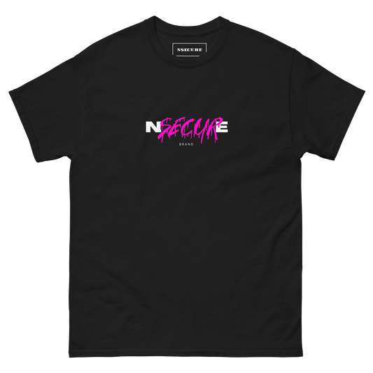 Shakespearean Love X Nsecure Unisex Graphic Tshirt - Pink/Black